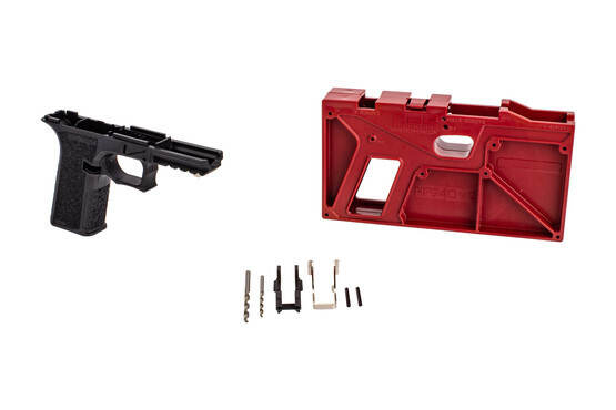Polymer 80 PF940 V2 80% Full Size Frame Kit in black is the perfect starting point for your custom Glock